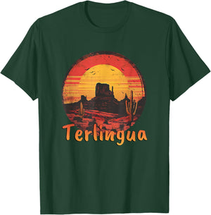 Terlingua Texas Desert Sunset Design T-Shirt - T-Shirt | Forest