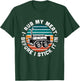BBQ Dad Offset Smoker Pit Accessory I Rub My Meat Funny text T-Shirt - T-Shirt | Forest