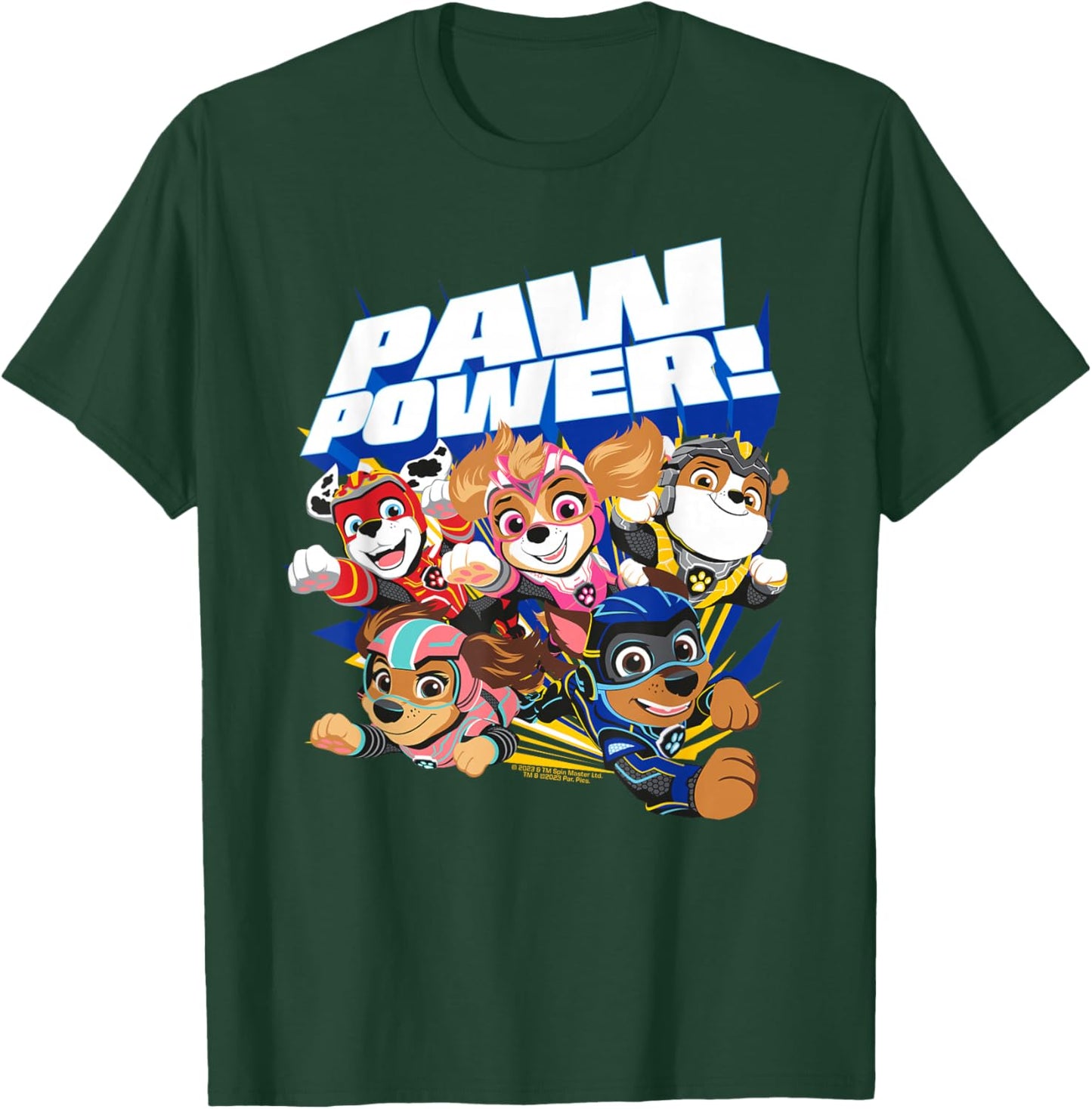PAW Patrol: The Mighty Movie Paw Power Group T-Shirt - T-Shirt | Forest