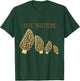 Size Matters Morel Mushroom - Black, , Short Sleeve, Modern Style, Letter Print, , Small T-Shirt - T-Shirt | Forest