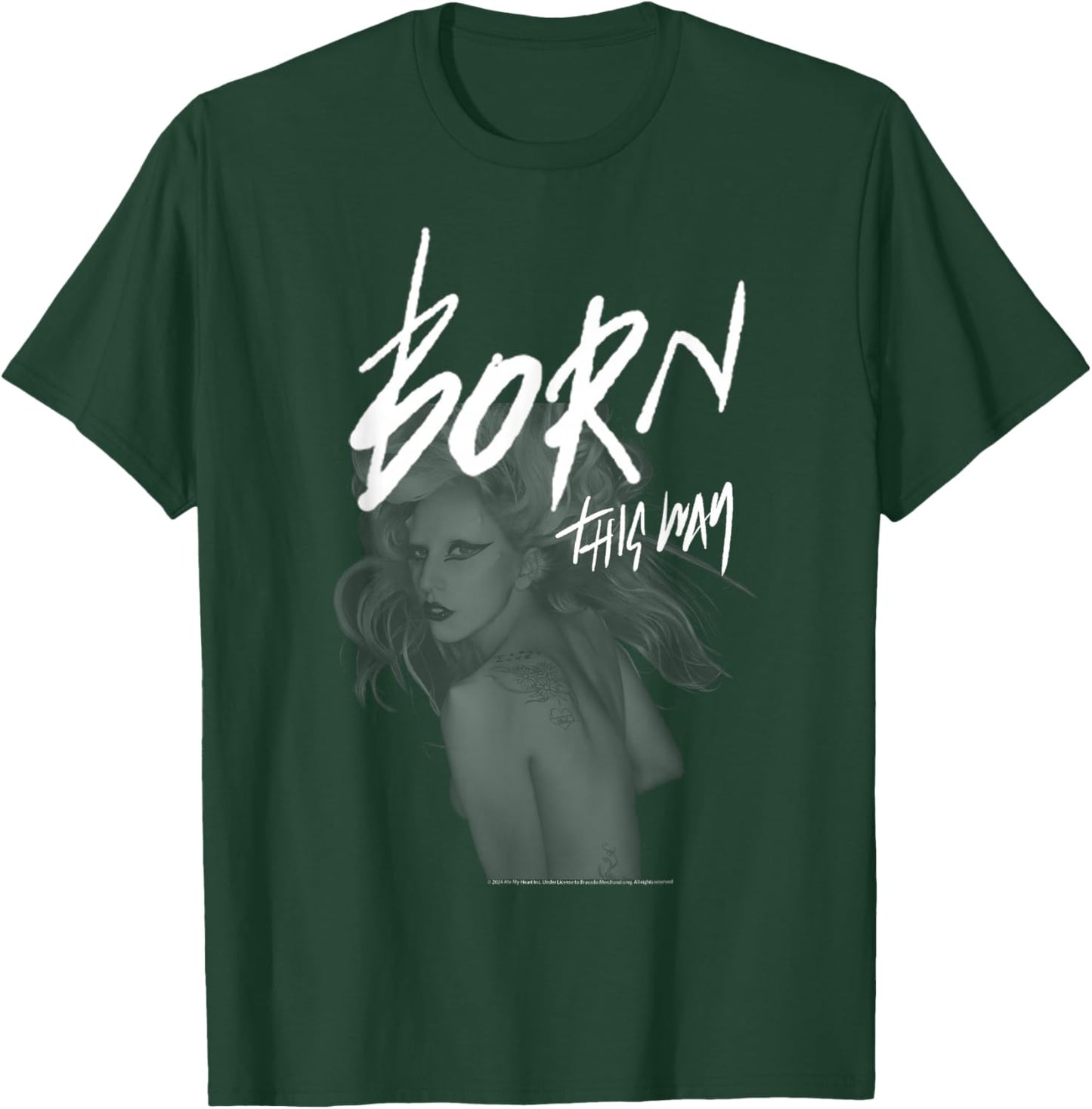 Lady Gaga Born This Way Musik von Bravado T-Shirt - T-Shirt | Forest