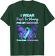 I Wear Purple In Memory For My brother Overdose Awareness T-Shirt - T-Shirt | Forest