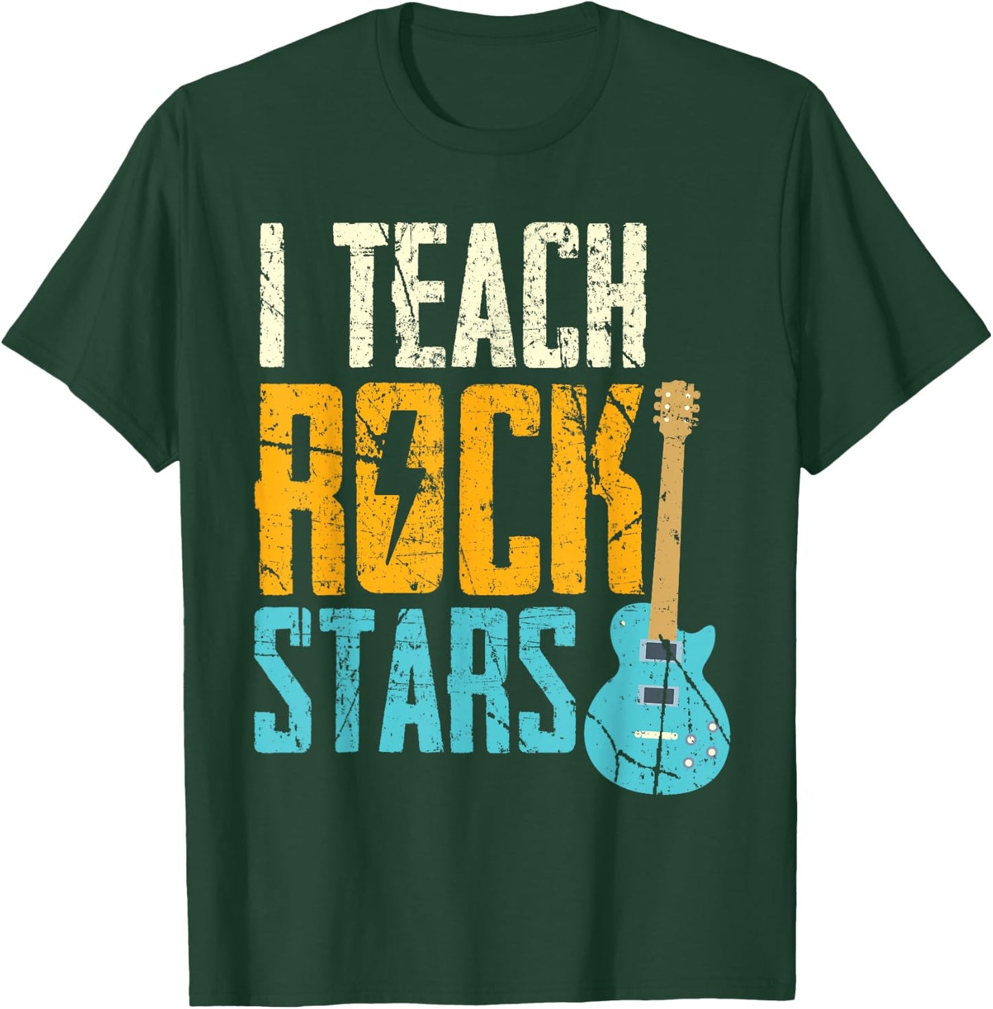 Teaching rock stars / Rock'n roll music teacher Men Women T-Shirt - T-Shirt | Forest