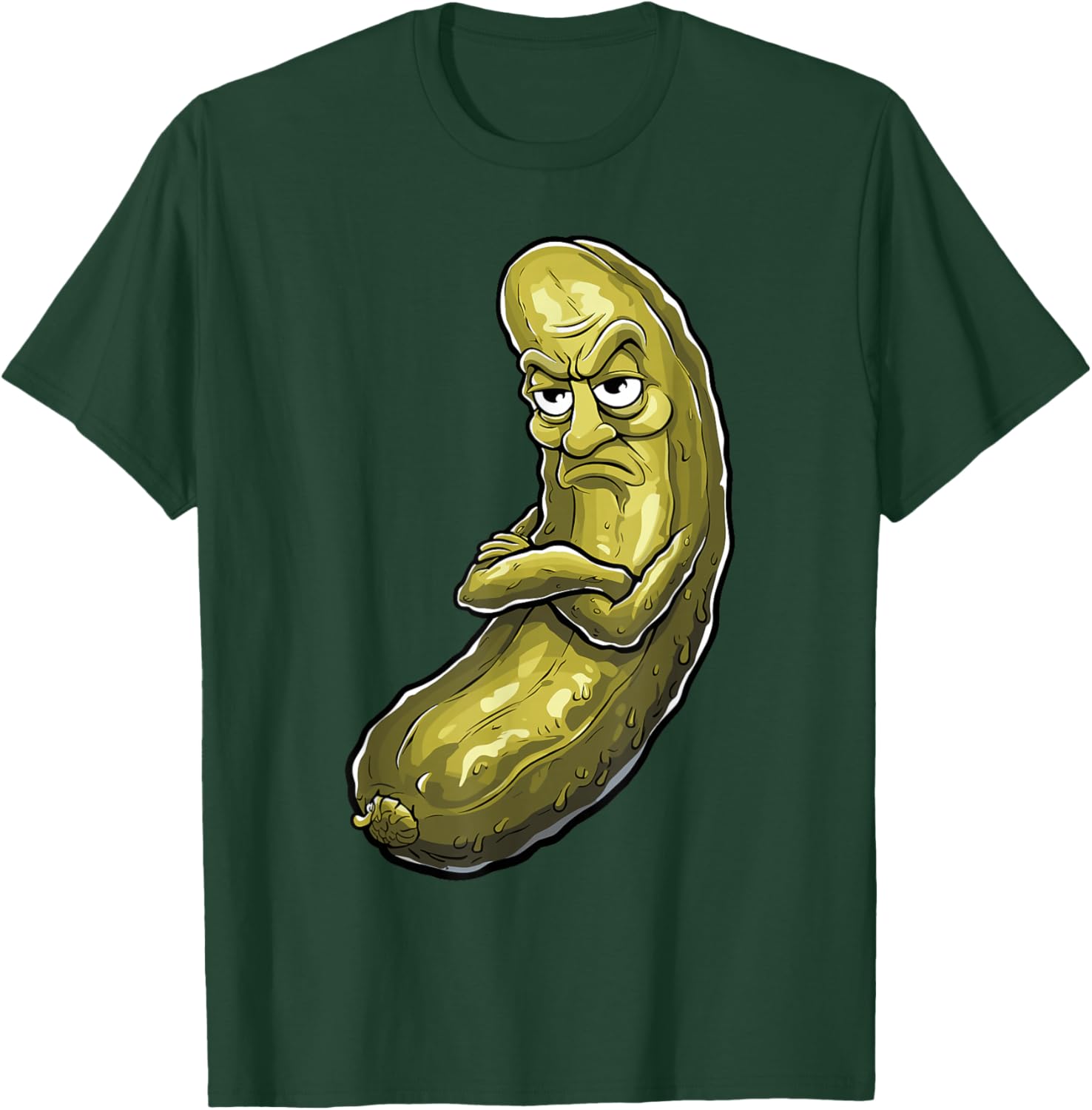 Grumpy Dill Pickle T-Shirt - T-Shirt | Forest
