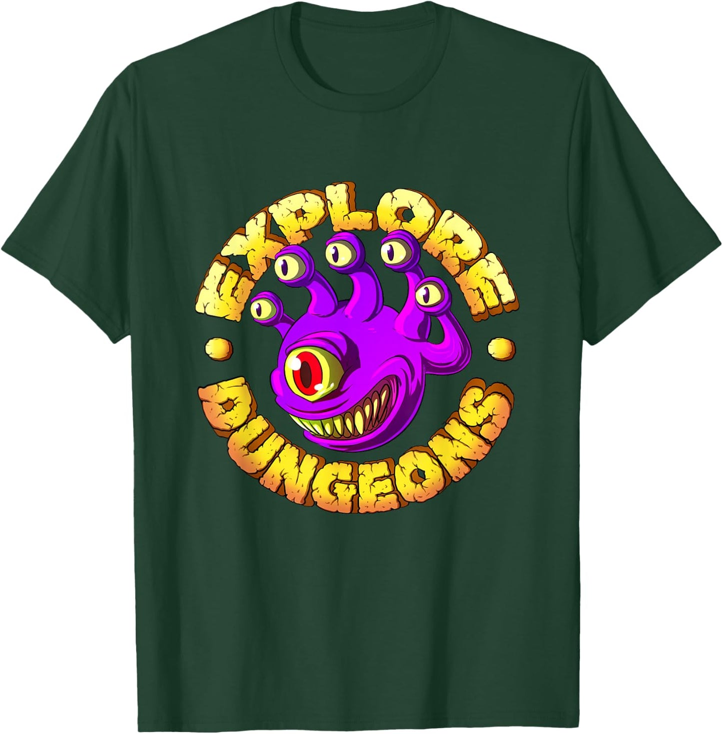 Explore Dungeons - Beholder T-Shirt - T-Shirt | Forest