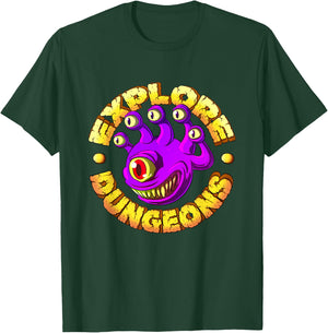 Explore Dungeons - Beholder T-Shirt - T-Shirt | Forest
