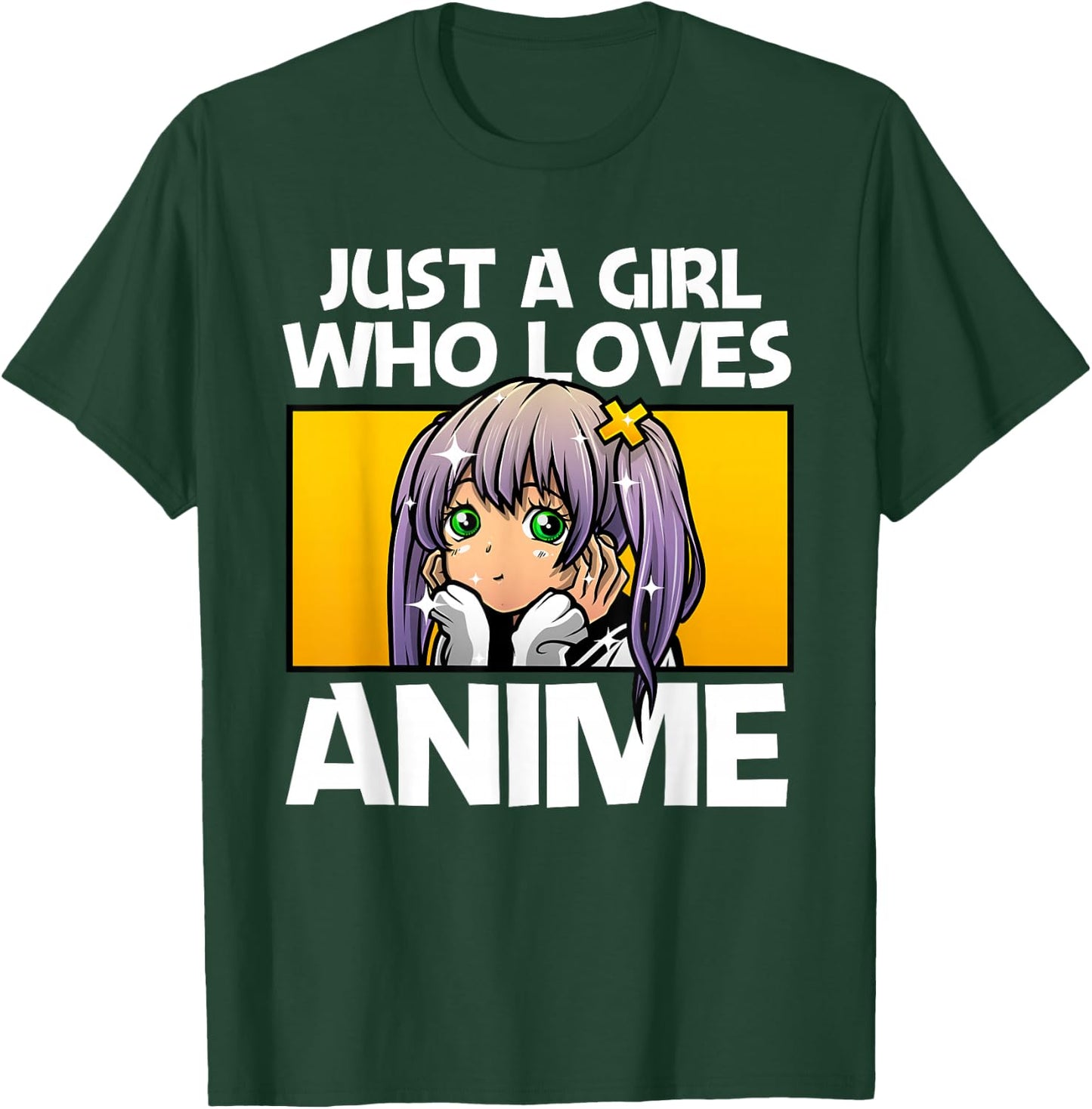 Anime Gift Teen Girls Women Anime Merch Anime Lover Girl T-Shirt - T-Shirt | Forest