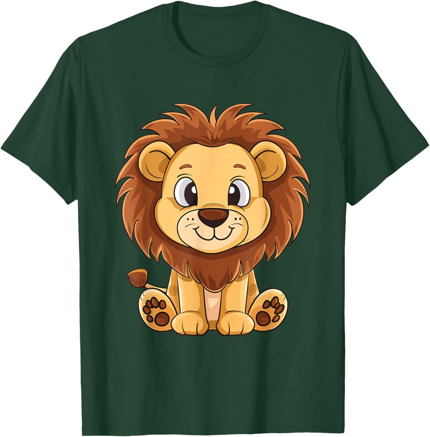 Cute Lion for Kids T-Shirt - T-Shirt | Forest