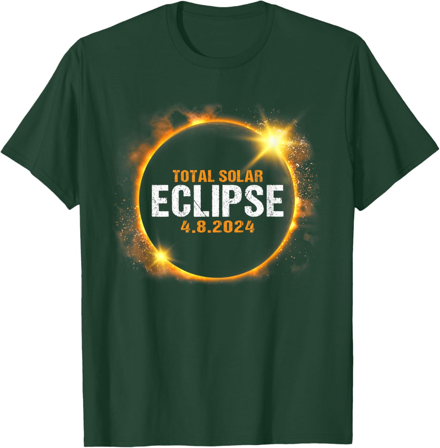 Total Solar Eclipse April 8 2024 Cool Astronomy lovers T-Shirt - T-Shirt | Forest