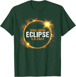 Total Solar Eclipse April 8 2024 Cool Astronomy lovers T-Shirt - T-Shirt | Forest