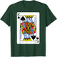 King Of Spades Playing Card Group Costume Poker Player T-Shirt - T-Shirt | Forest