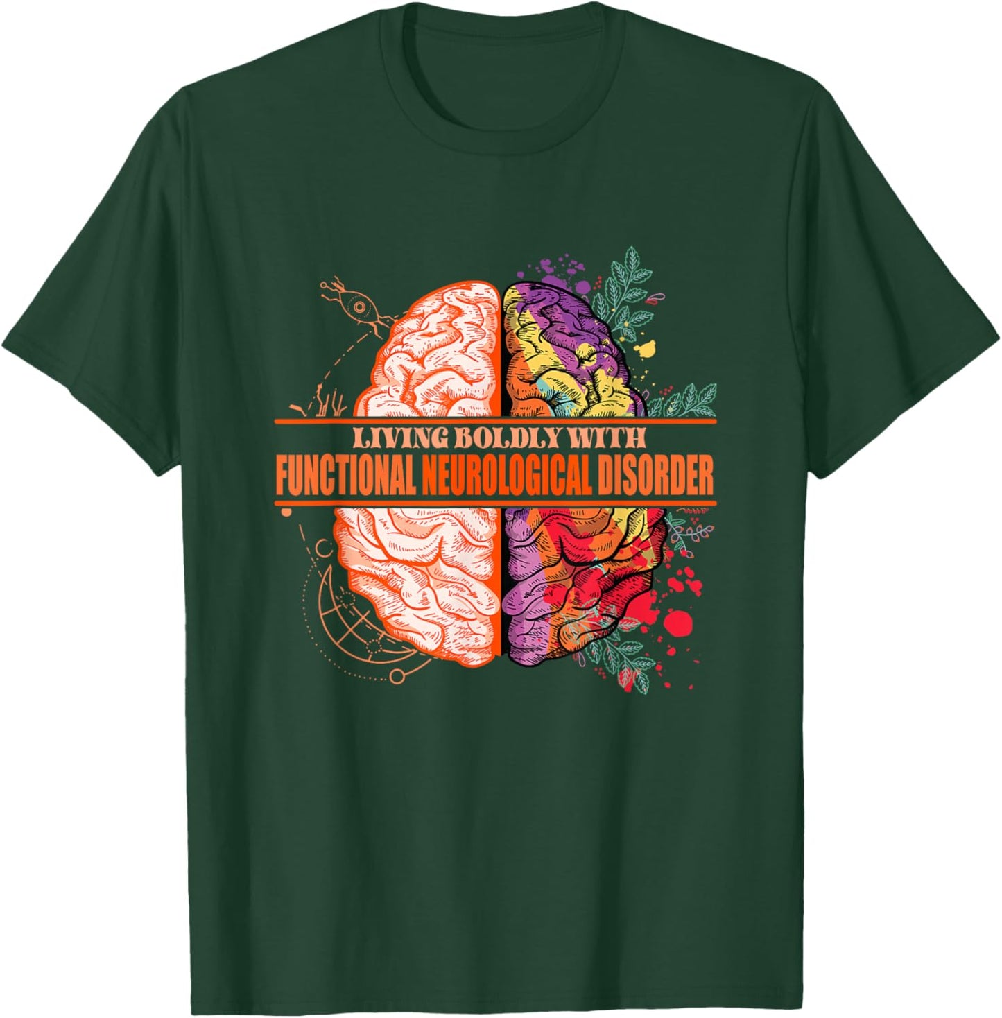 Functional Neurological Disorder Awareness T-Shirt - T-Shirt | Forest