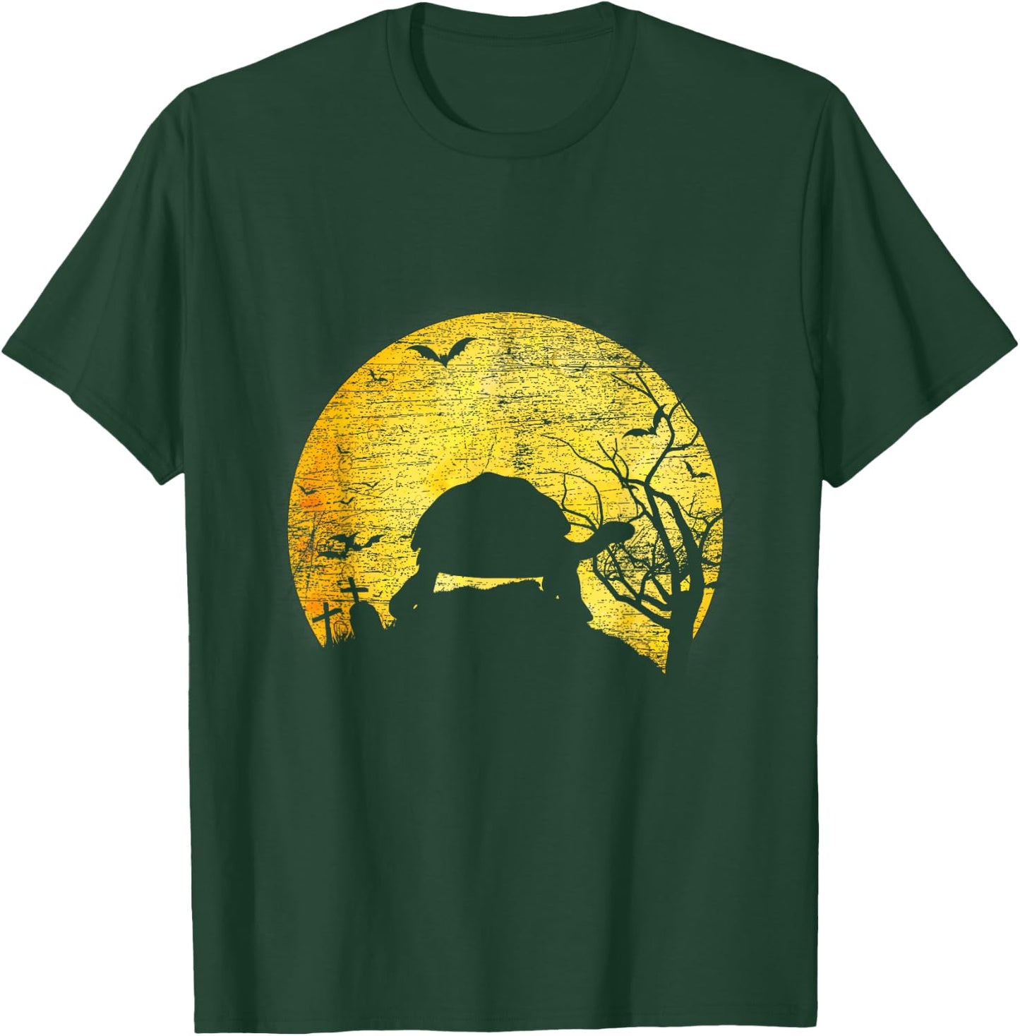 Spooky Halloween Costume Sea Animal Zoo Keeper Turtle T-Shirt - T-Shirt | Forest