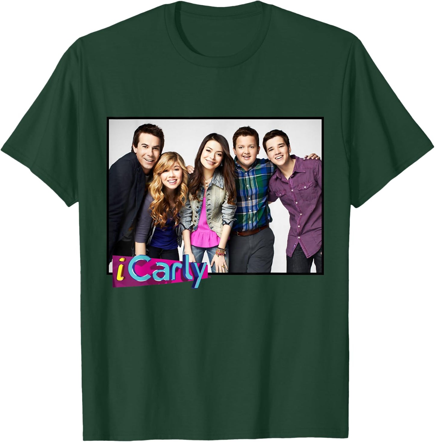 iCarly Cast Group Carly, Sam, Freddie, and Spencer T-Shirt - T-Shirt | Forest