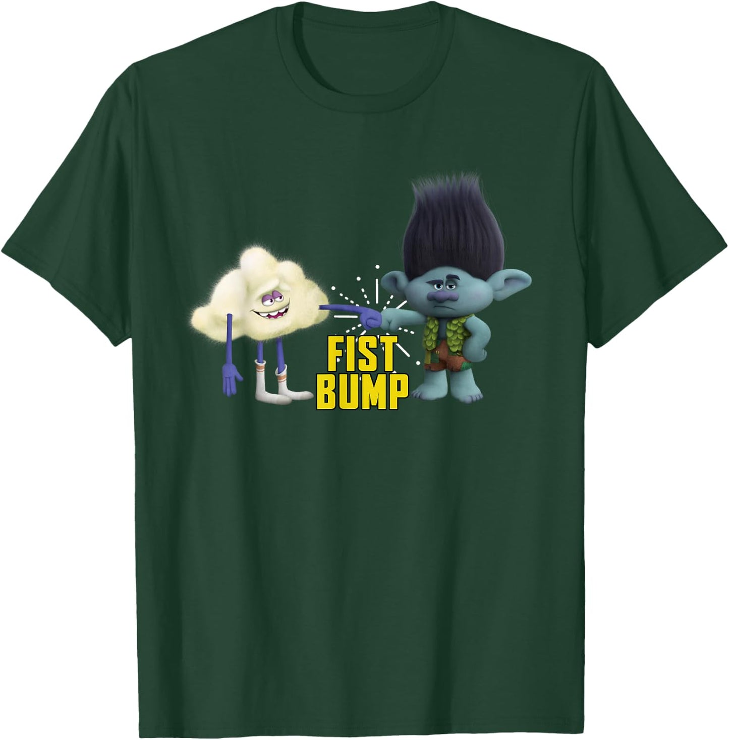 DreamWorks Trolls Fist Bump Small T-Shirt - T-Shirt | Forest