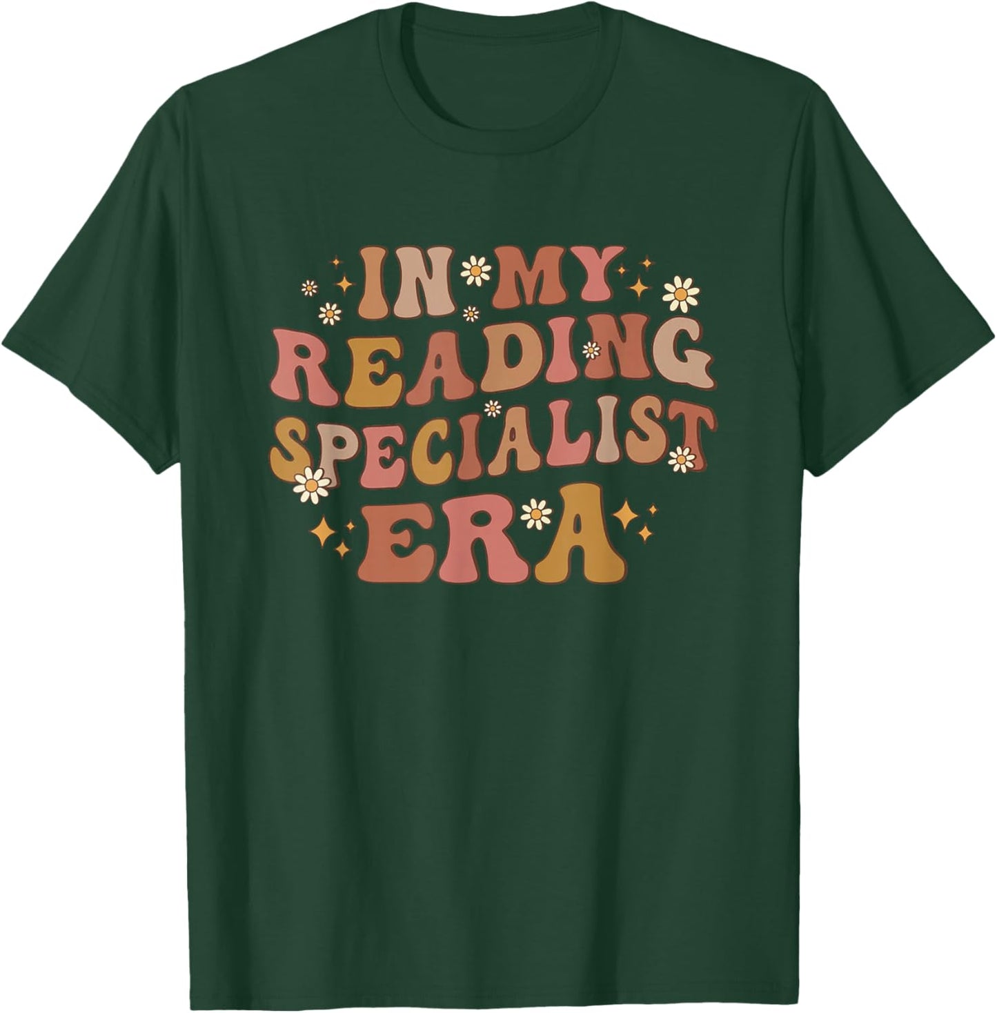 In My Reading Specialist Era T-Shirt - T-Shirt | Forest
