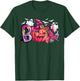 Boo Halloween Pumpkin Pink Ribbon Witch Breast Cancer Ribbon T-Shirt - T-Shirt | Forest