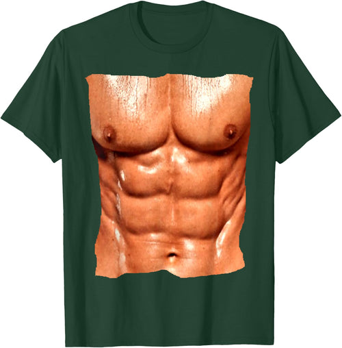 Replica Six Pack Abdomnial Abs Fake Muscle Chest