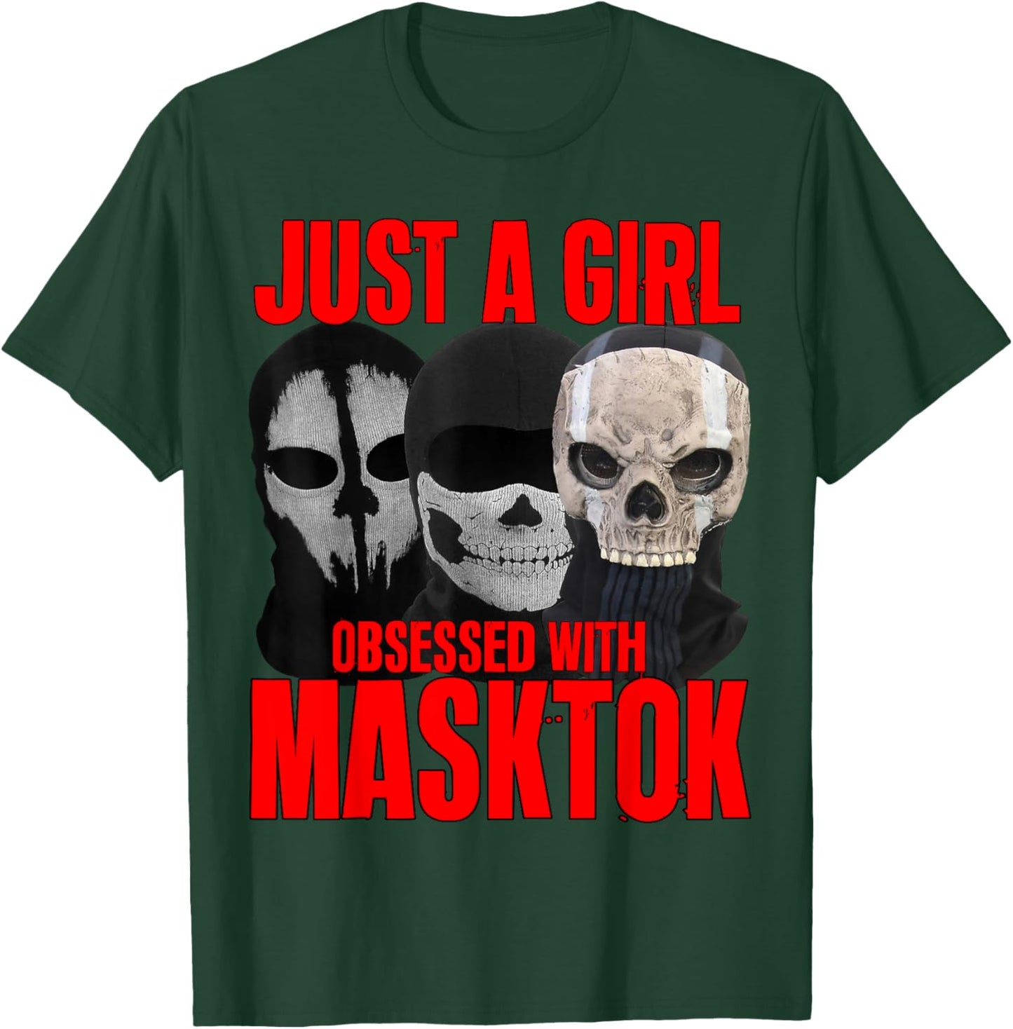 Obsessed with masktok booktok reading books romance women T-Shirt - T-Shirt | Forest