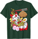 Kawaii Kitsune Fox Ramen Noodles Japanese Food T-Shirt - T-Shirt | Forest