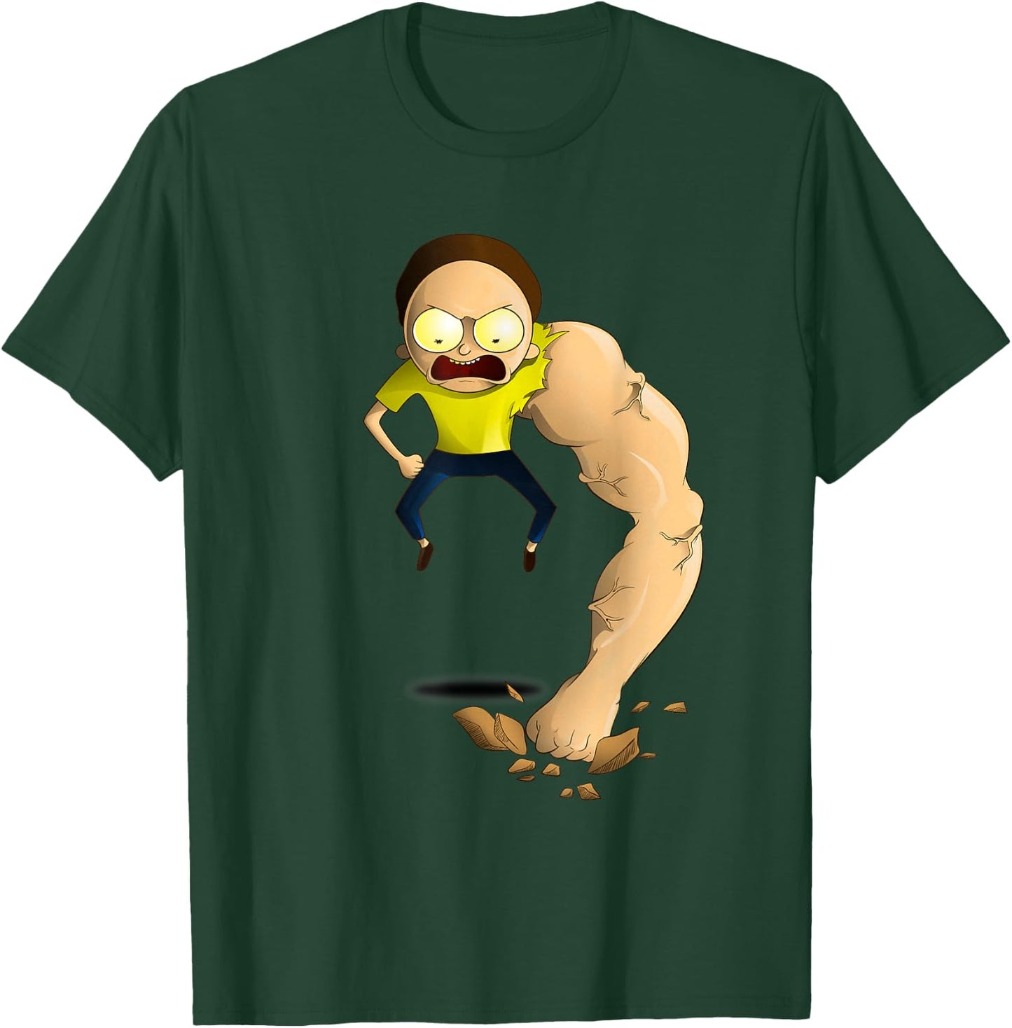 Rick and Morty Shirt Armothy Muscle T-Shirt - T-Shirt | Forest