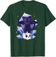 Kawaii Pastel Goth Cute Creepy Witchy Cat and Skull T-Shirt - T-Shirt | Forest