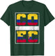 Colombia and Ecuador Mix Colombian Ecuadorian Roots T-Shirt - T-Shirt | Forest