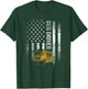 School Bus Driver USA American Flag Funny Bus Driver Gift T-Shirt - T-Shirt | Forest