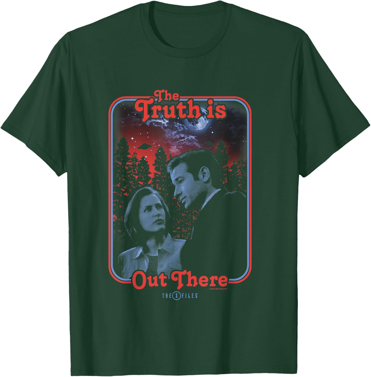 X-Files The Truth Is Out There Iconic Retro Comic Cover Logo T-Shirt - T-Shirt | Forest