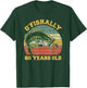 O'Fishally 80 Years Old Fishing Birthday Theme Party 80th T-Shirt - T-Shirt | Forest
