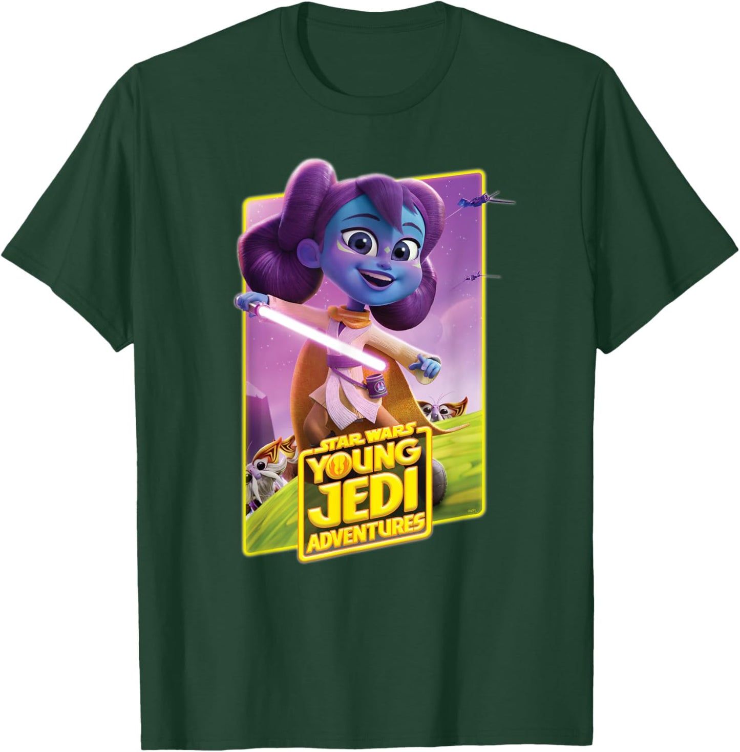Star Wars Young Jedi Adventures Lys Solay Poster Art T-Shirt - T-Shirt | Forest