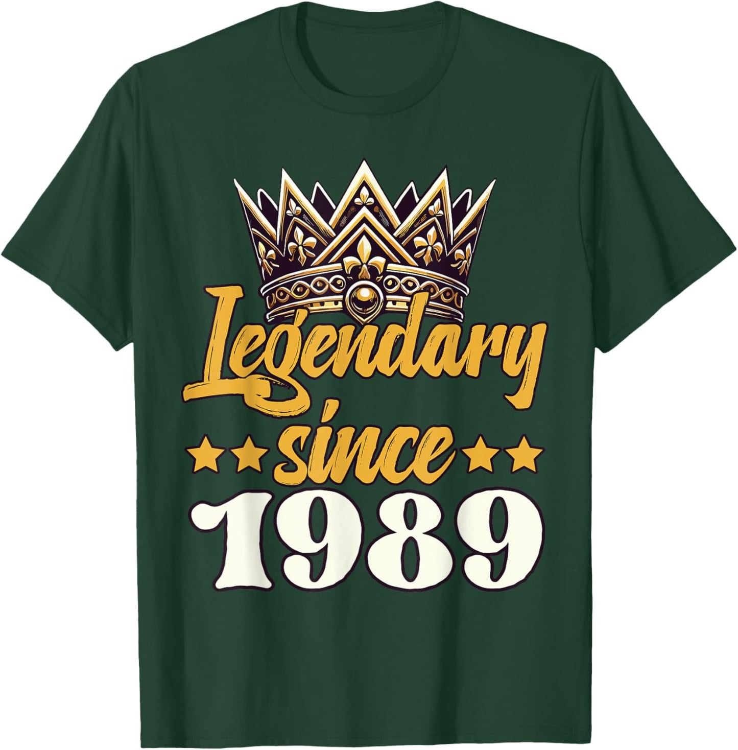 Legendary King Since 1989 Birthday T-Shirt - T-Shirt | Forest