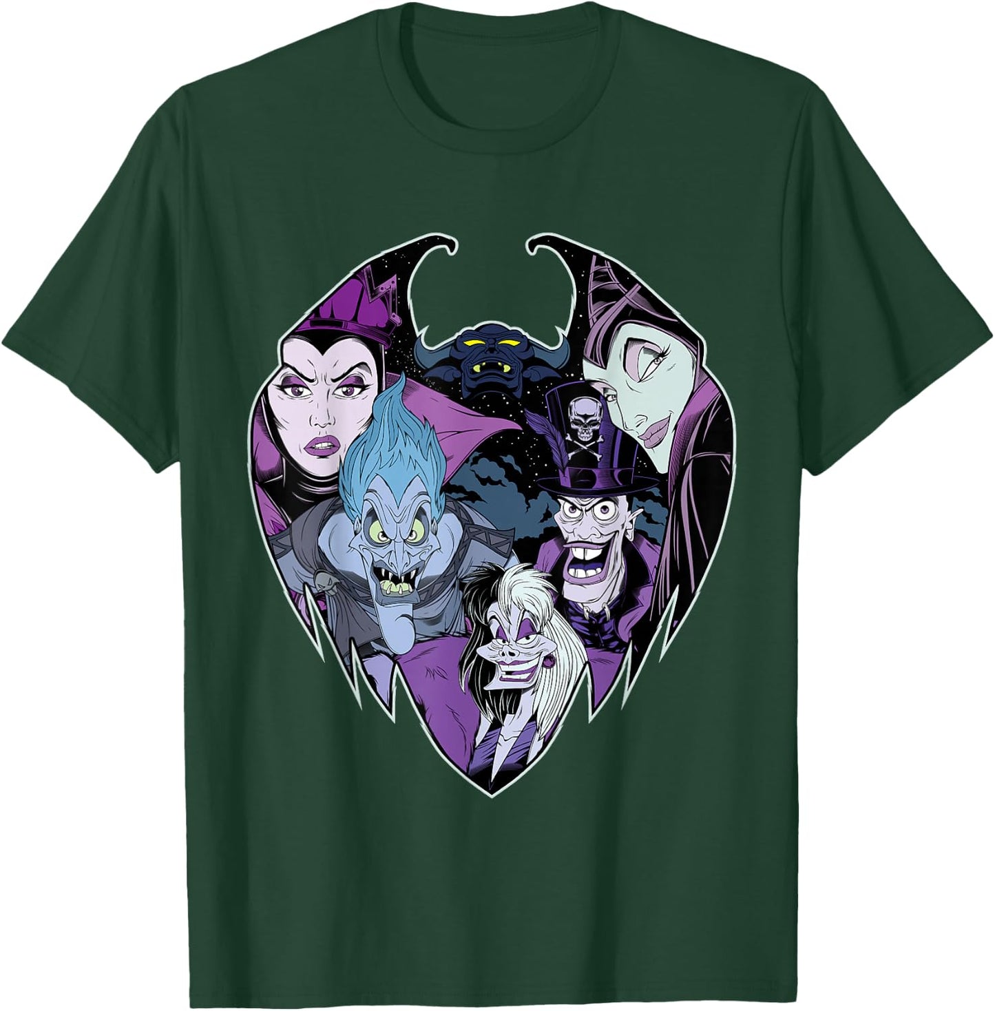Disney Villains Evil Crew T-Shirt - T-Shirt | Forest