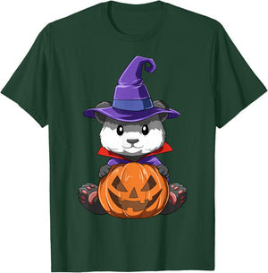 Panda Halloween Panda Lover Gift Panda Pumpkin Halloween T-Shirt - T-Shirt | Forest