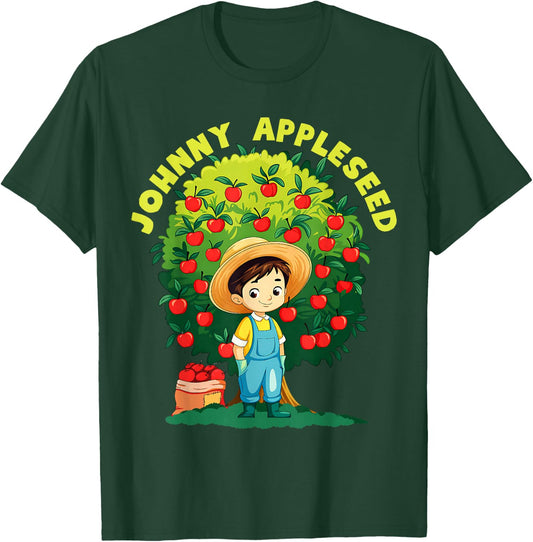 Johnny Appleseed Lazy Costume for Boys & Girls Kids T-Shirt - T-Shirt | Forest