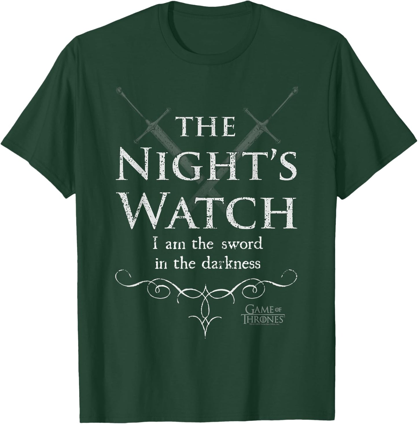 Game Of Thrones The Night's Watch I Am The Sword T-Shirt - T-Shirt | Forest