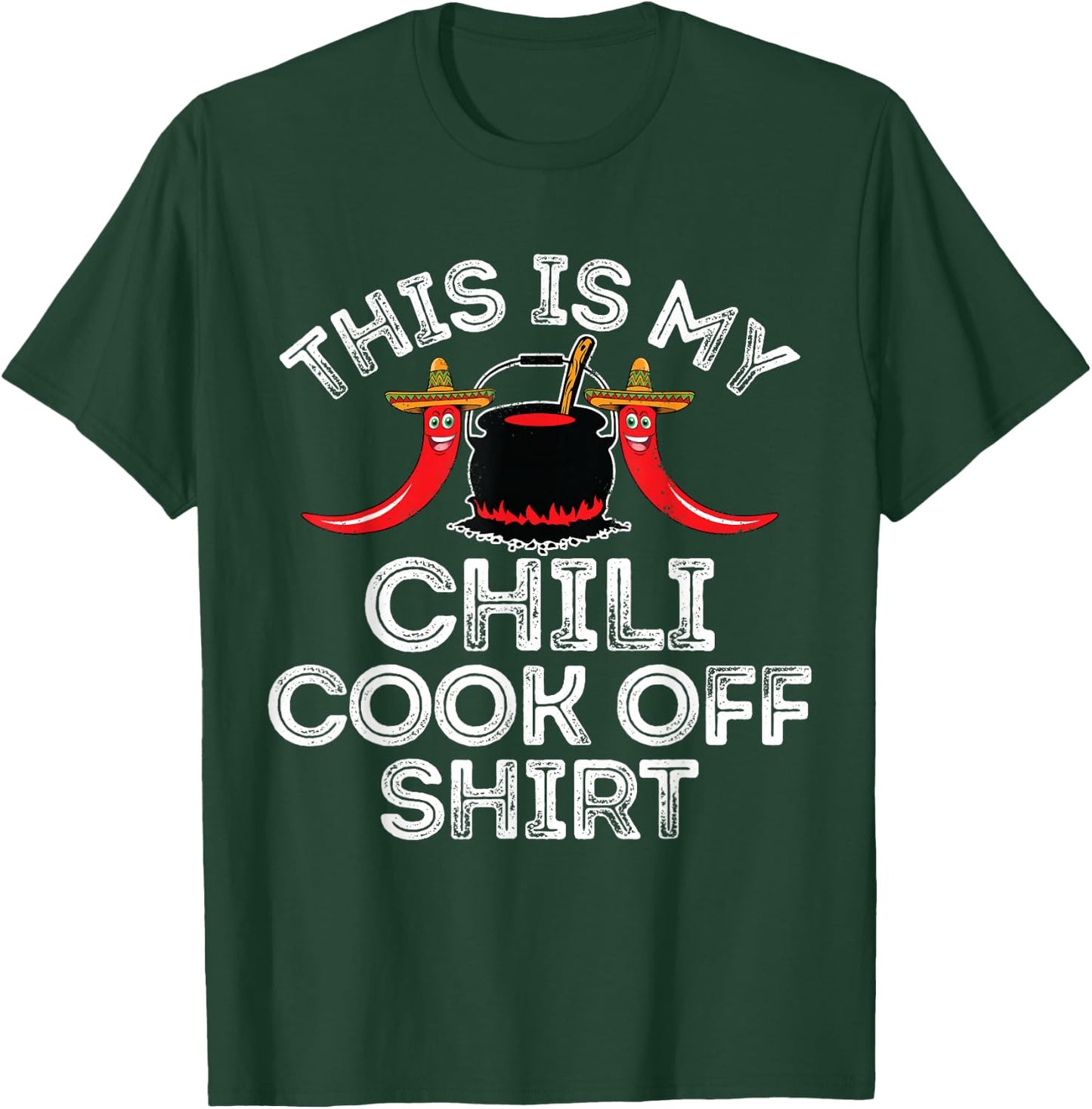 Funny Chili Cook Off Gift Women Kids T-Shirt - T-Shirt | Forest