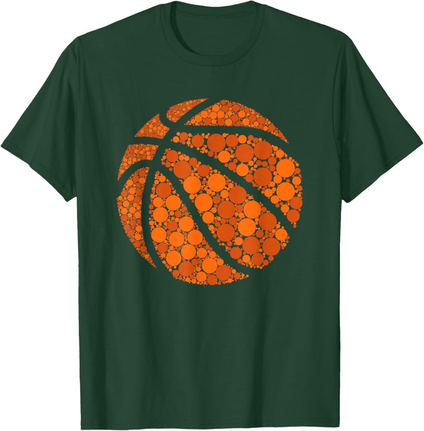International Dot Day Shirts Basketball sports boys girls T-Shirt - T-Shirt | Forest