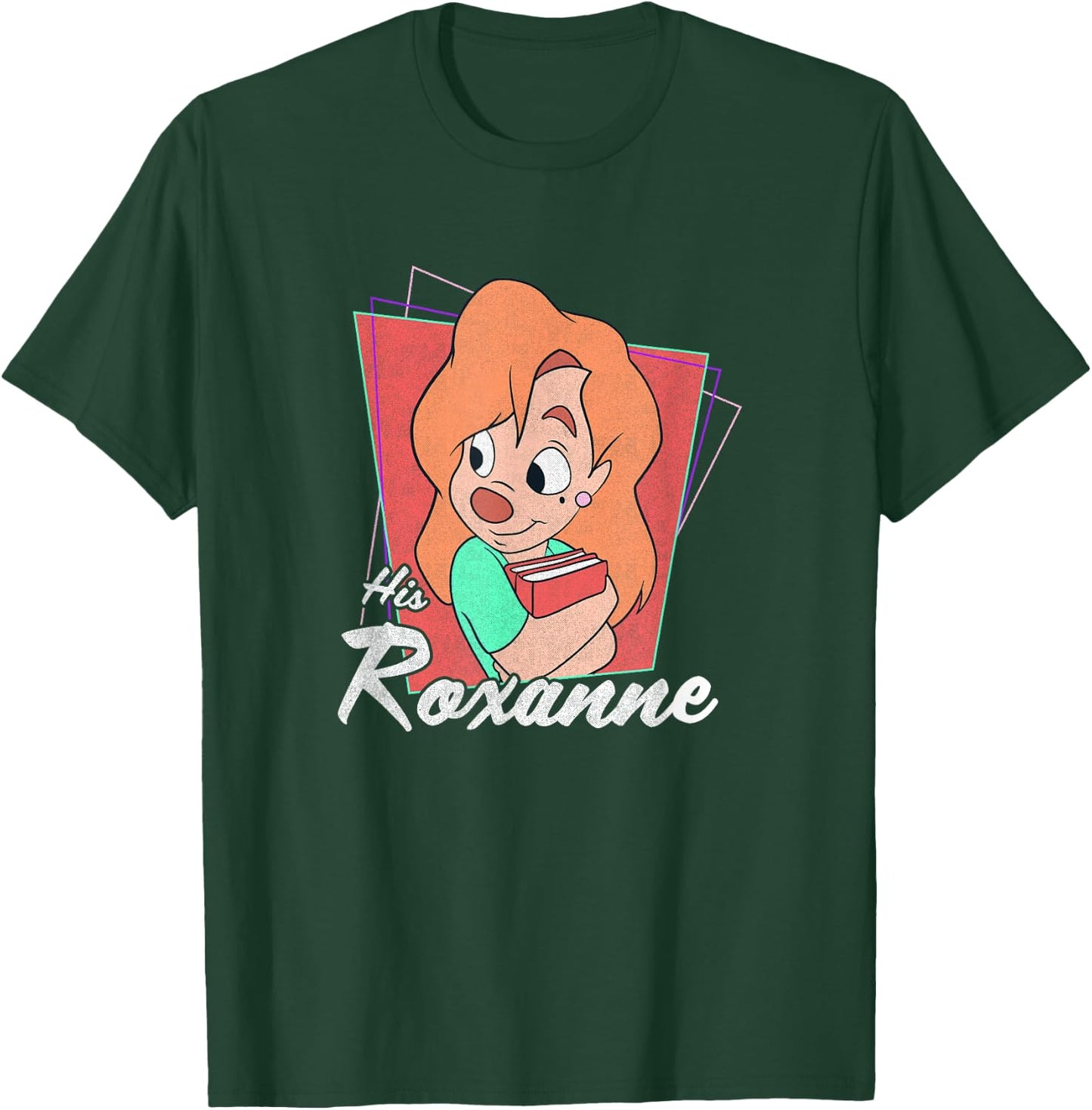 Disney A Goofy Movie Vintage Valentine His Roxanne Poster T-Shirt - T-Shirt | Forest
