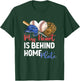 Mom Baseball Softball My Heart is Behind Home Plate Catcher T-Shirt - T-Shirt | Forest