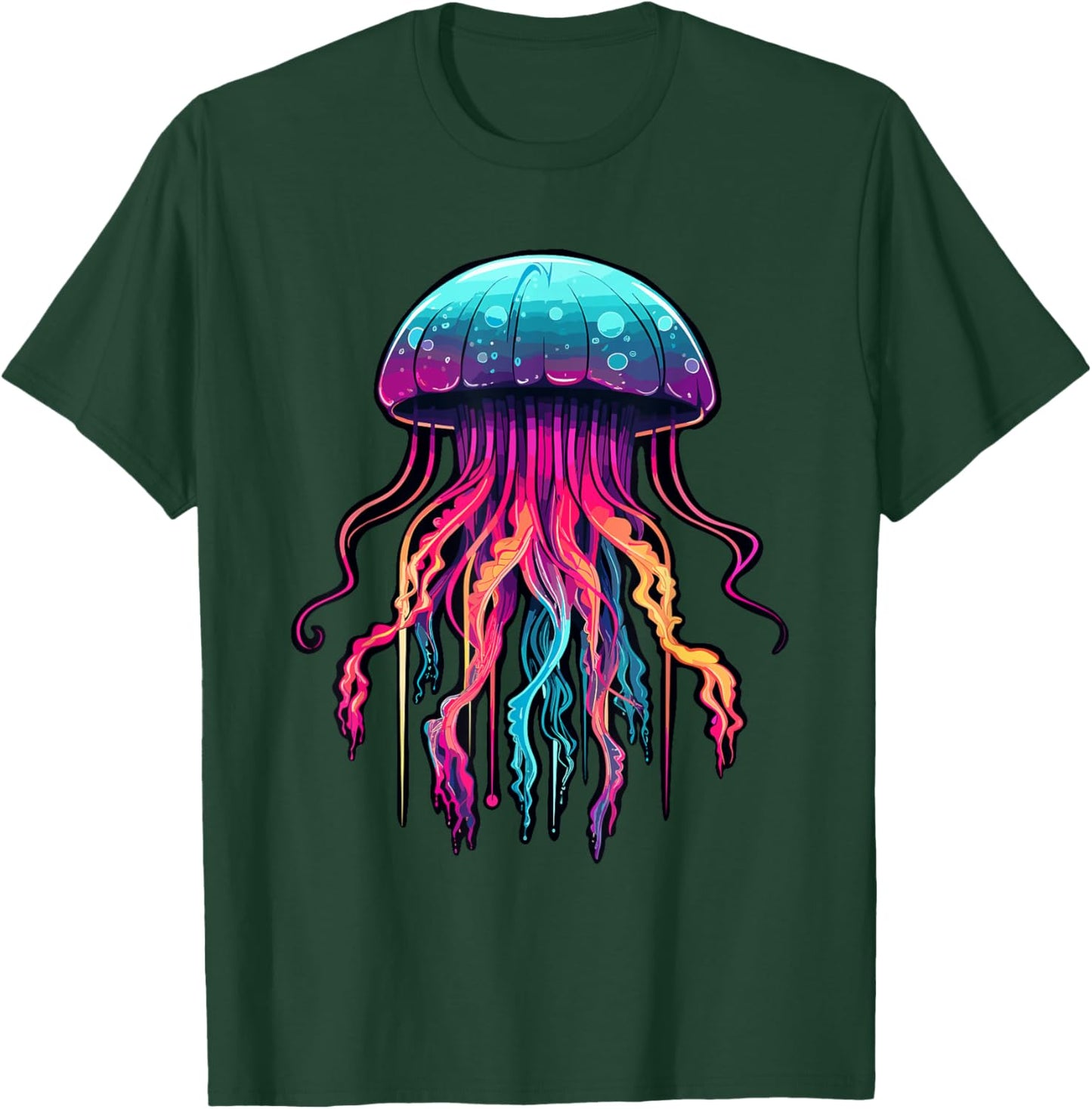 Jellyfish Costume Psychedelic Jelly Fish Sea Ocean T-Shirt - T-Shirt | Forest