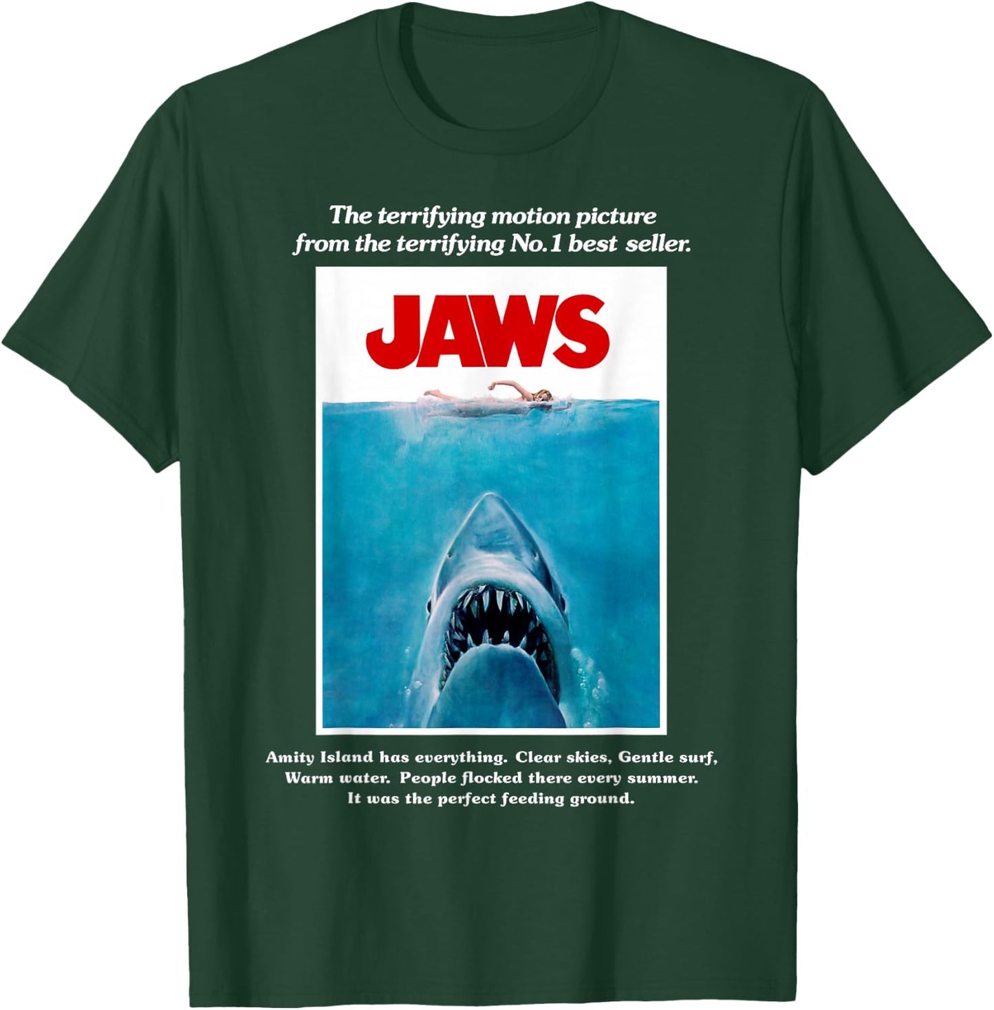 Jaws Movie Poster T-Shirt - T-Shirt | Forest