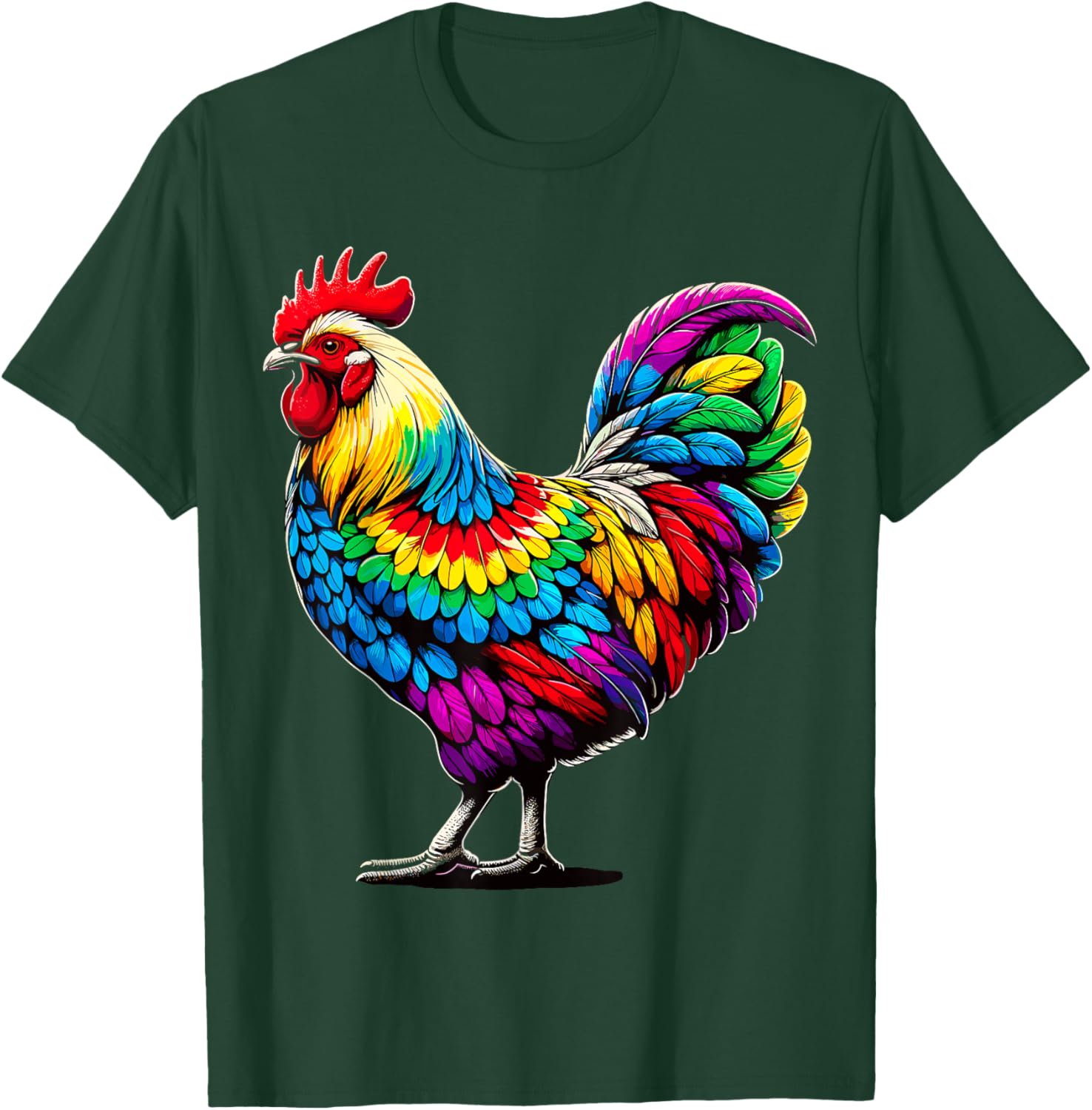 Tie-Dye Chicken T-Shirt - T-Shirt | Forest