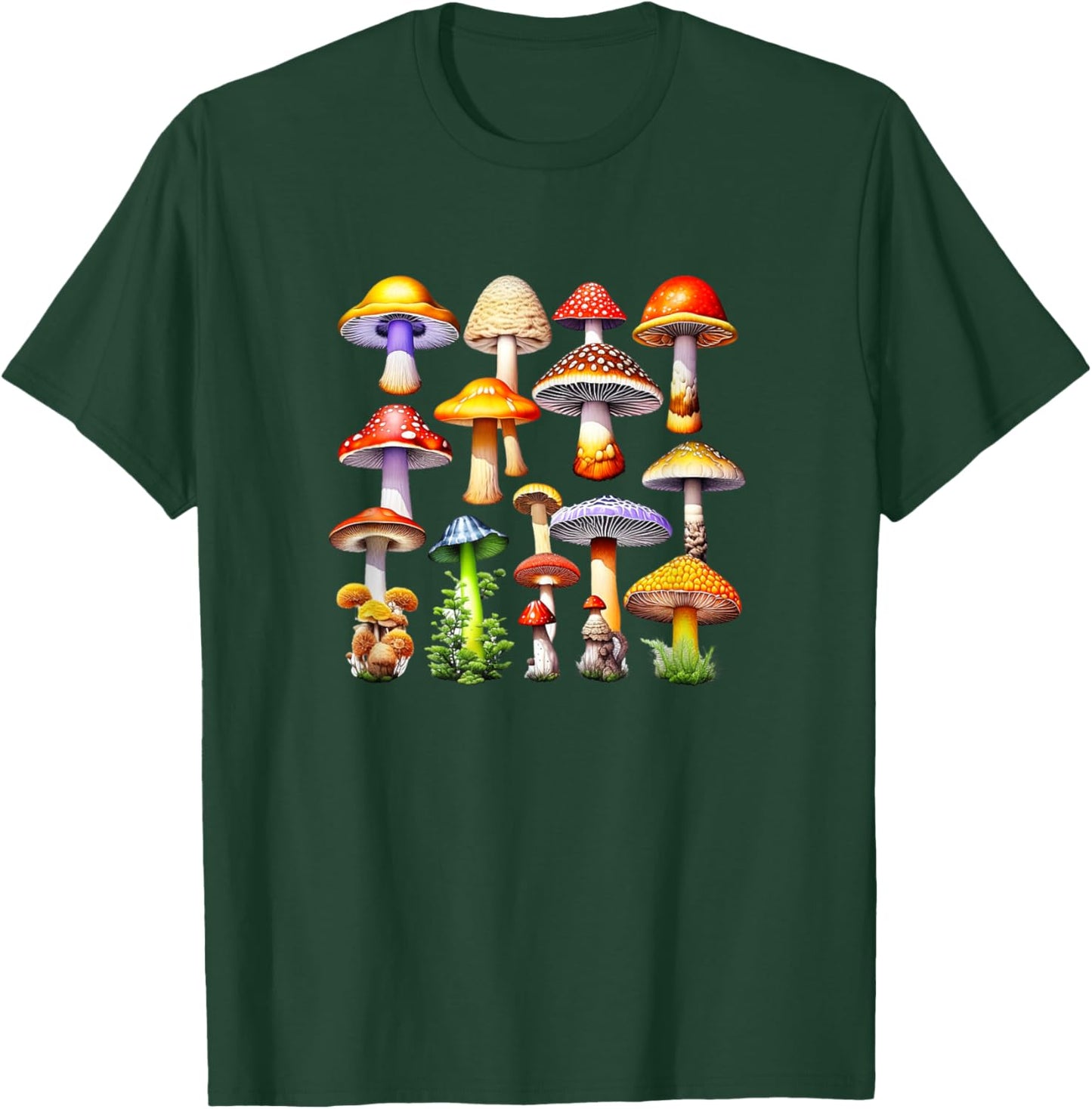 Mushroom Gobblincore Nature Aesthetic Earthy Hiking T-Shirt - T-Shirt | Forest