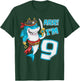 I'm 9 years Bday Shark pirate 9th Birthday boy pirate Party T-Shirt - T-Shirt | Forest