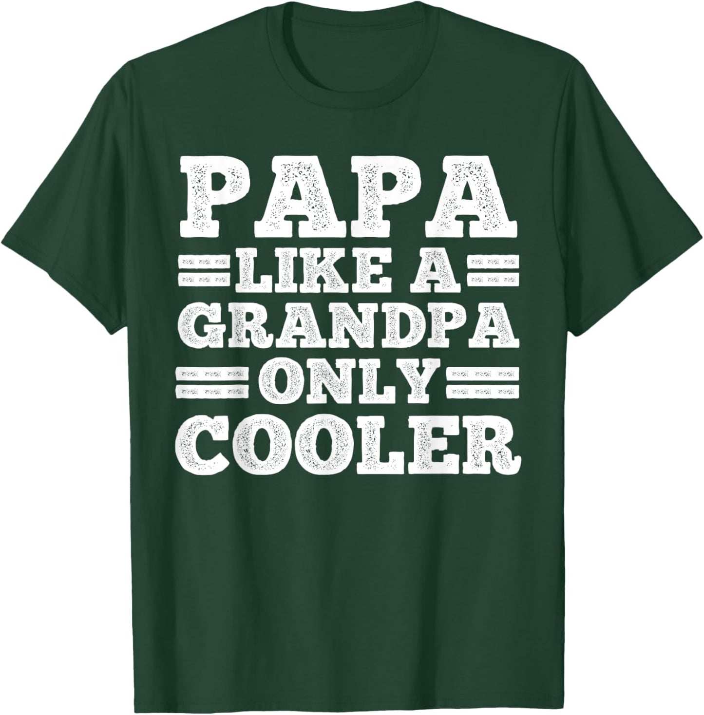Funny Papa Design For Grandpa Papi Papaw From Grandkids Papa T-Shirt - T-Shirt | Forest