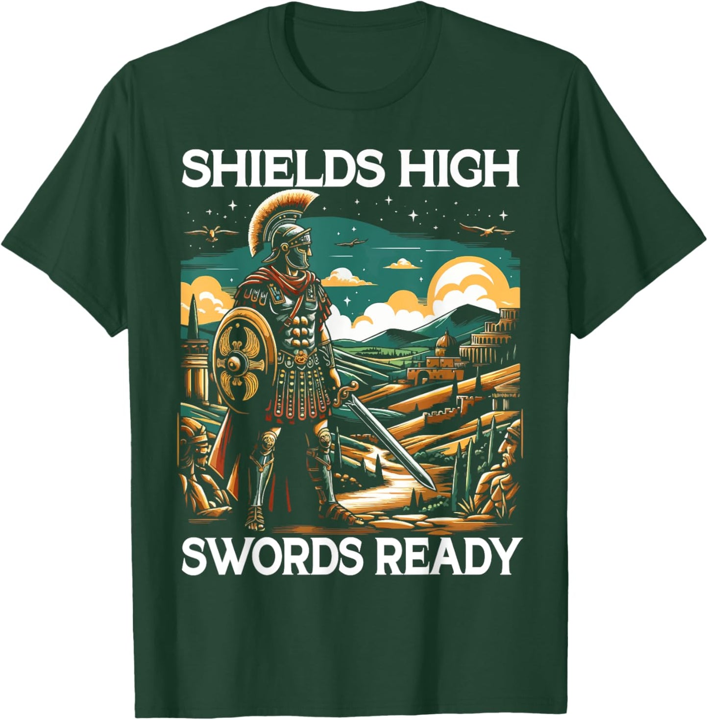 Roman Legionnaires Gladiator Ancient Rome Roman Empire T-Shirt - T-Shirt | Forest