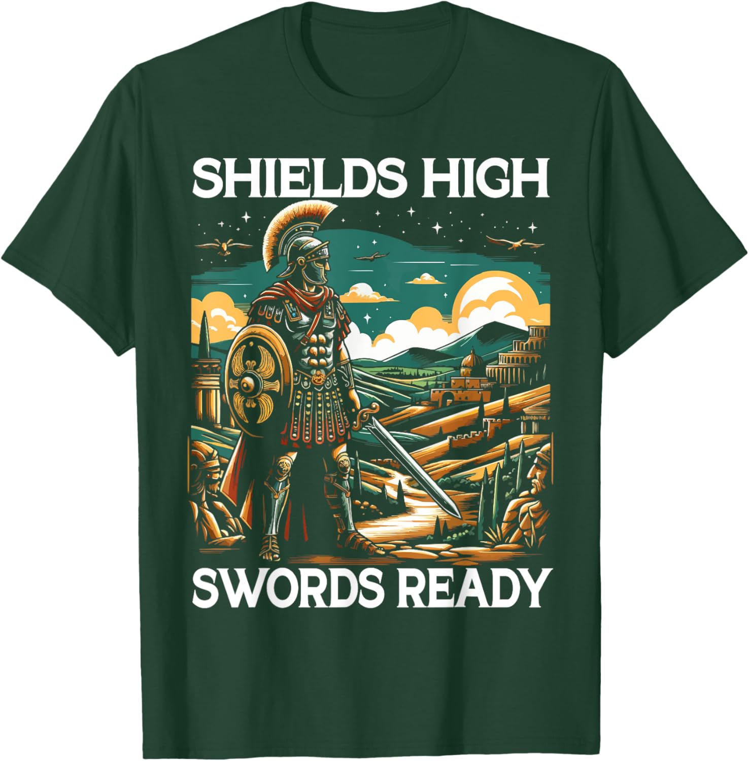 Roman Legionnaires Gladiator Ancient Rome Roman Empire T-Shirt - T-Shirt | Forest