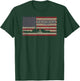 USS Michael Murphy DDG-112 Destroyer Ship USA Flag T-Shirt - T-Shirt | Forest