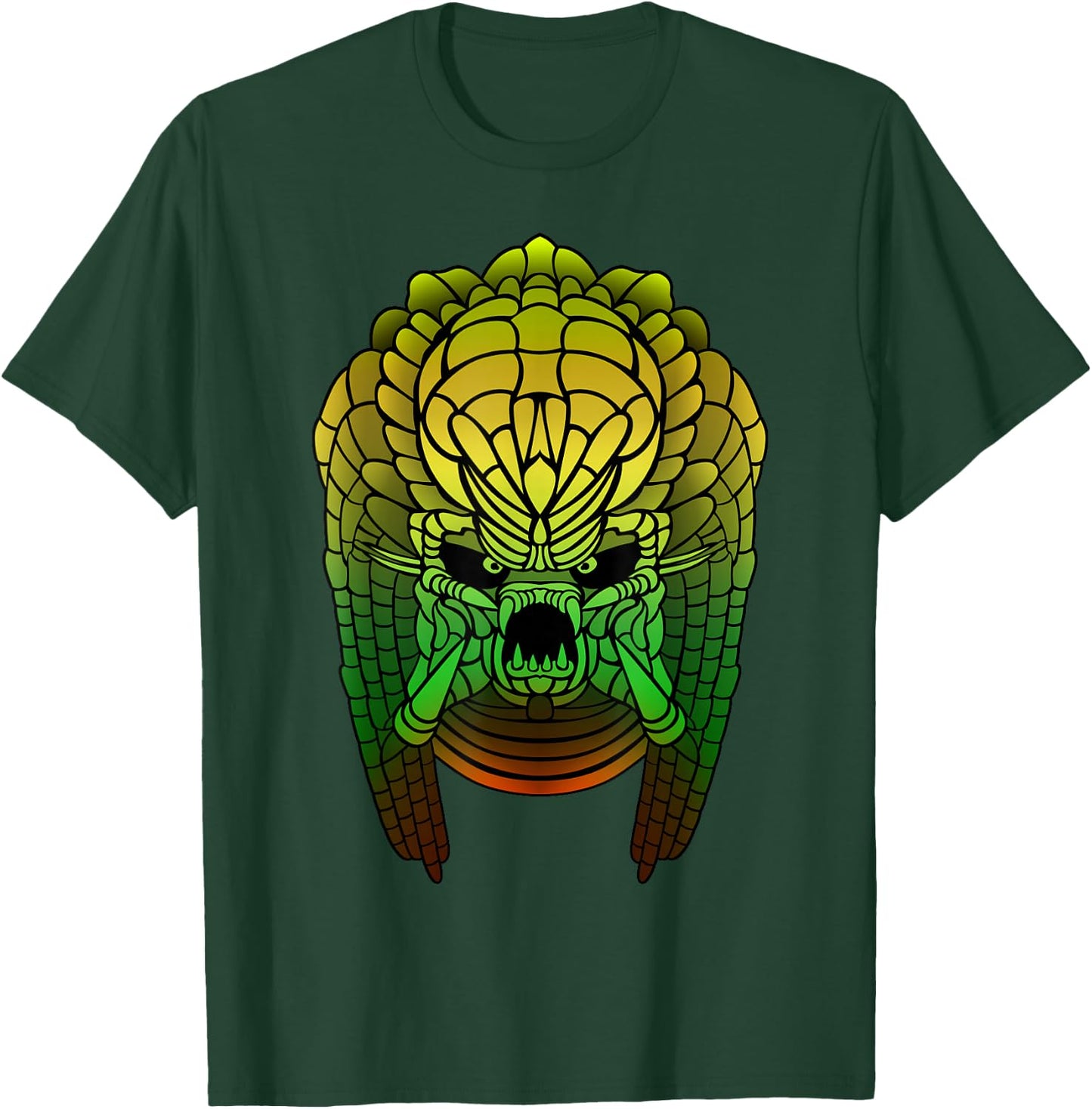 Yautja. Sci-fi monster design. T-Shirt - T-Shirt | Forest